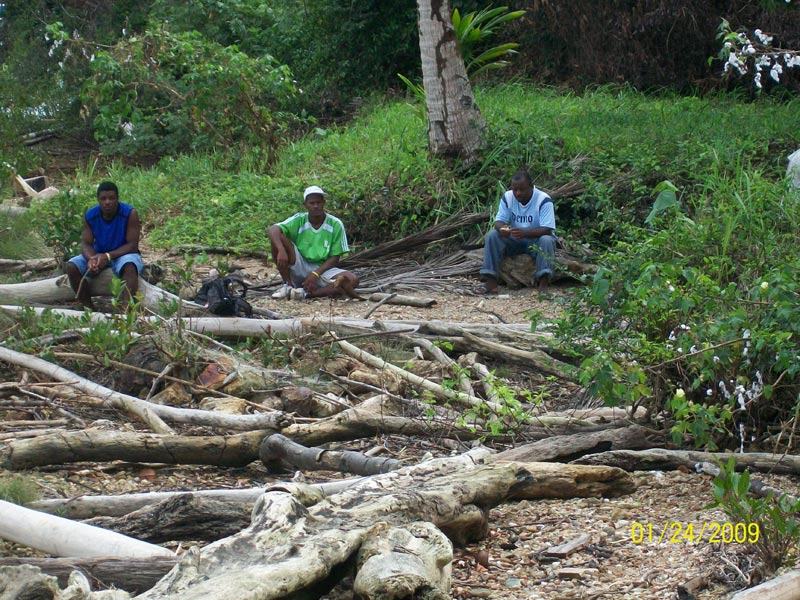 My guides in Rio Congo