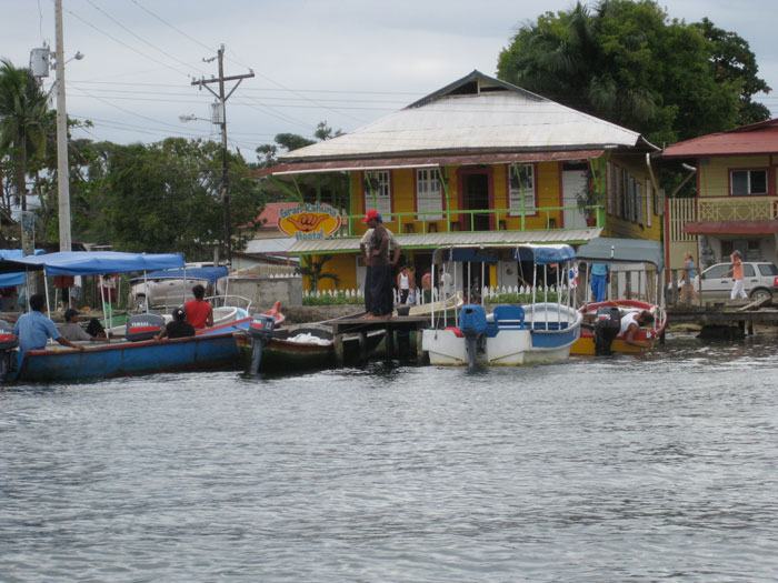 Arriving at Bocas