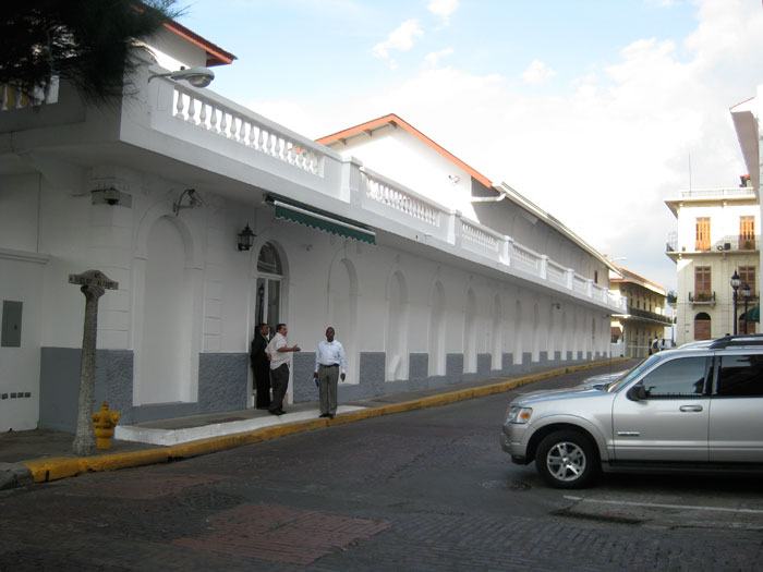 Grandma's apartment building now Government offices