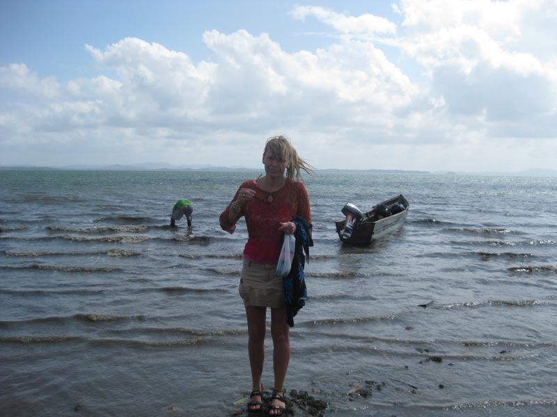 Arriving at Rio Congo